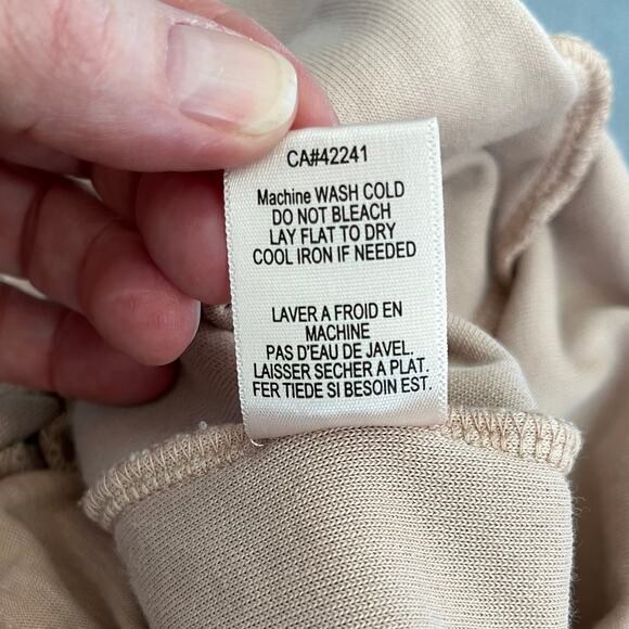 Young Fabulous & Broke Ollie Y2K High-Waist Velour Tan Comfy Jogger Pants M/L - Picture 12 of 15